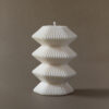 Vela de soja decorativa perfumada hecha a mano. Colección Decor Santaló Candles. Vela Kyoto