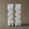 Vela de soja decorativa perfumada hecha a mano. Colección Decor Santaló Candles. Vela Montreal