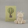 Vela de soja de la colección infantil. Vela de oso aromatizada con nuestra fragancia de Lavanda y manzanilla