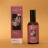 Home Spray con fragancia de peonía y gamuza en envase de vidrio ámbar